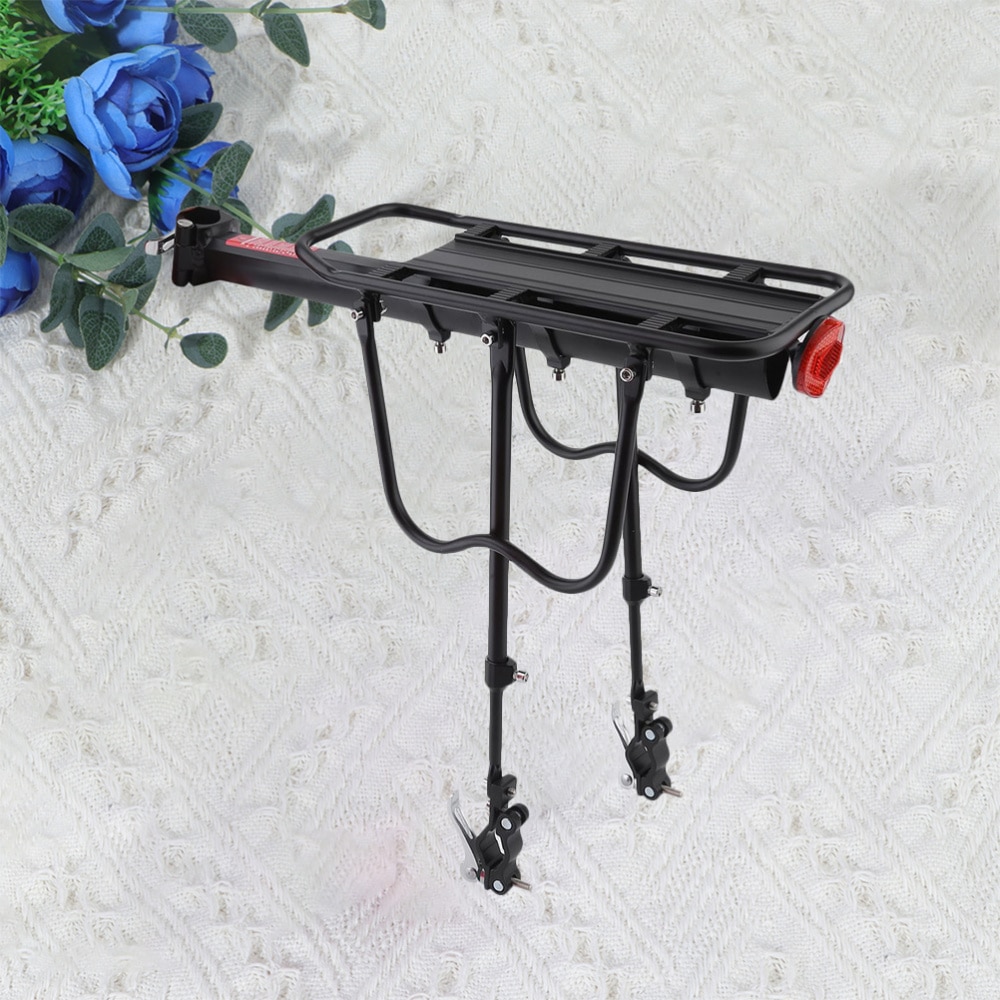 Quick Release Fiets Carrier Rack Aluminium Achter Fietstas Bagagedrager Plank Fietsen Cargo Rekken Bike Mount Rekken Zadelpen (Bl