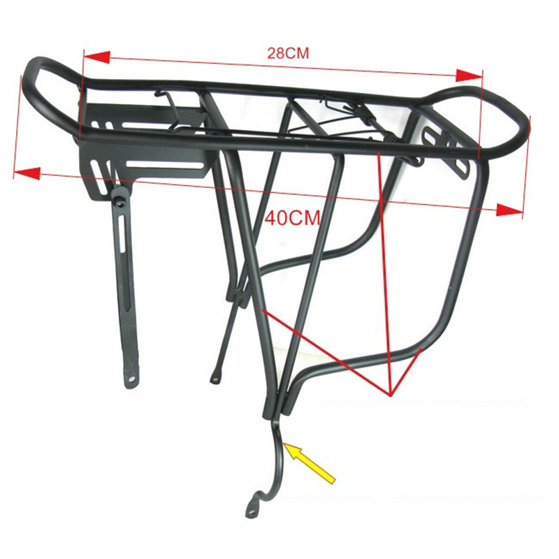 Aluminium Fiets Rekken Fiets Bagagedrager MTB Fiets Mountain/Racefiets Achter Rack Installeren Component XNC