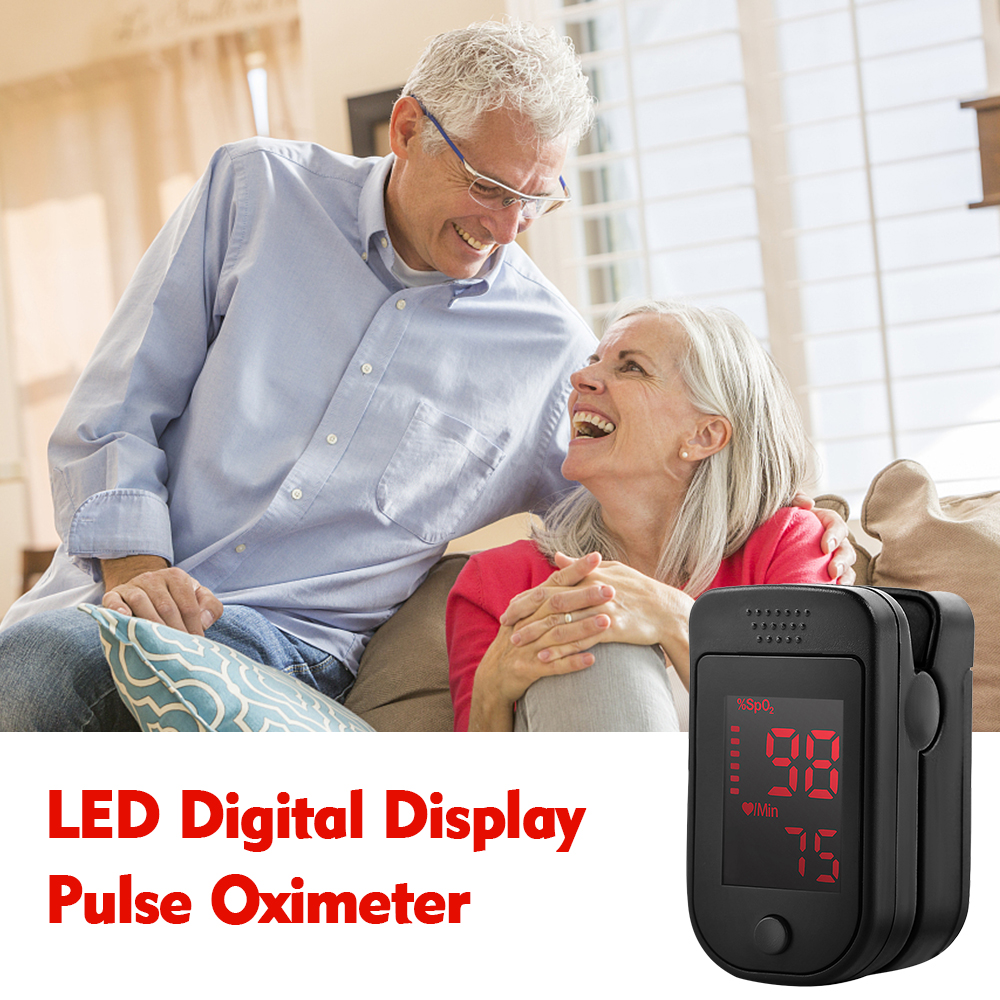 Digitale vingertop pulsoximeter led-oximeter bloedzuurstofmeter hartslagmeter spo 2 gezondheidsmonitoren draagbare oximeter