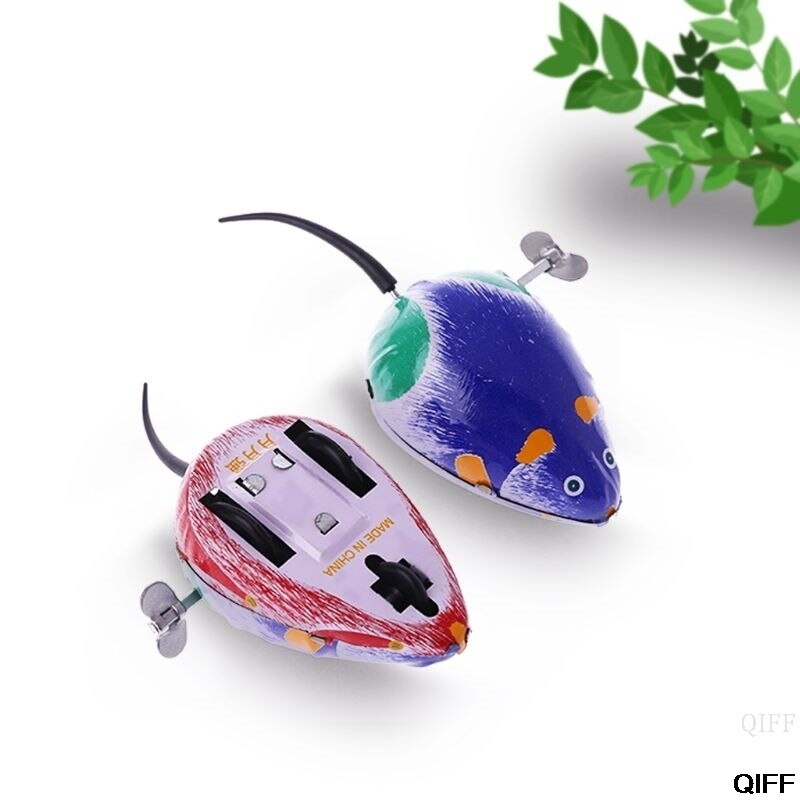 Classic Uurwerk Cartoon Muis Wind Up Speelgoed Kinderen Educatief Grappige Spelen Speelgoed