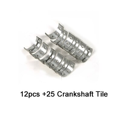 Piezas de motor de motocicleta, biela Con rodamiento de varilla y cigüeñal, azulejo de eje de cigüeñal para Kawasaki ZZR400 ZZR 400 ZR400 xanthis: Add 25 crankshaft