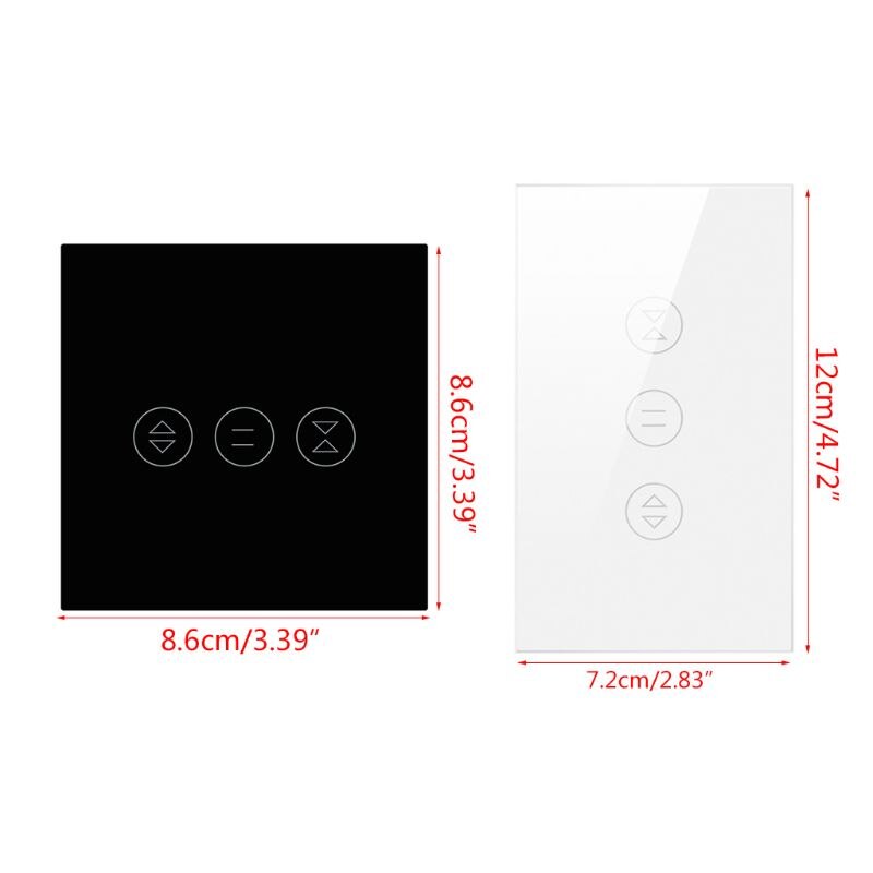 WiFi commutateur de rideau intelligent pour volet roulant électrique ue/US interrupteur minuterie réglage E7CD