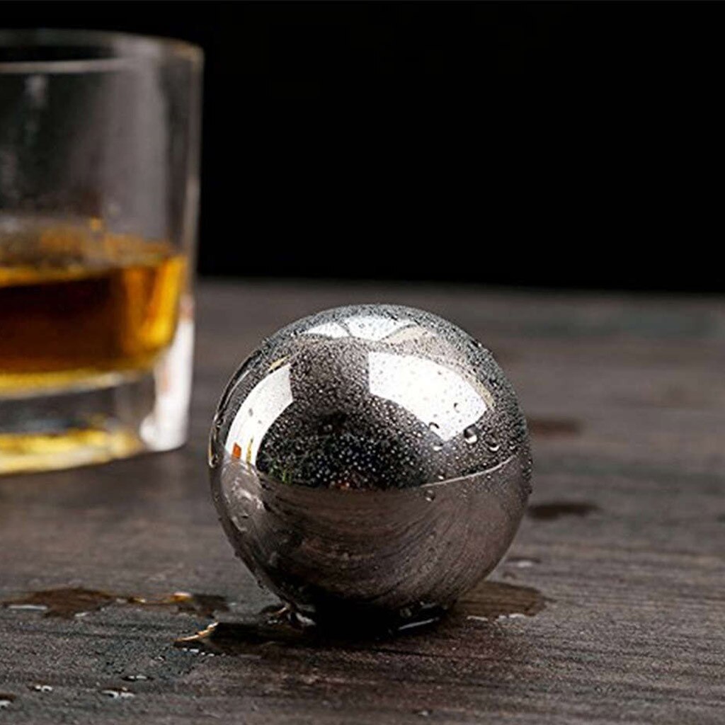 Rvs Ijsblokjes Emmer Herbruikbare Metalen Chilling Stenen Koeler Whisky Houden Koude Rapid Colling Bar