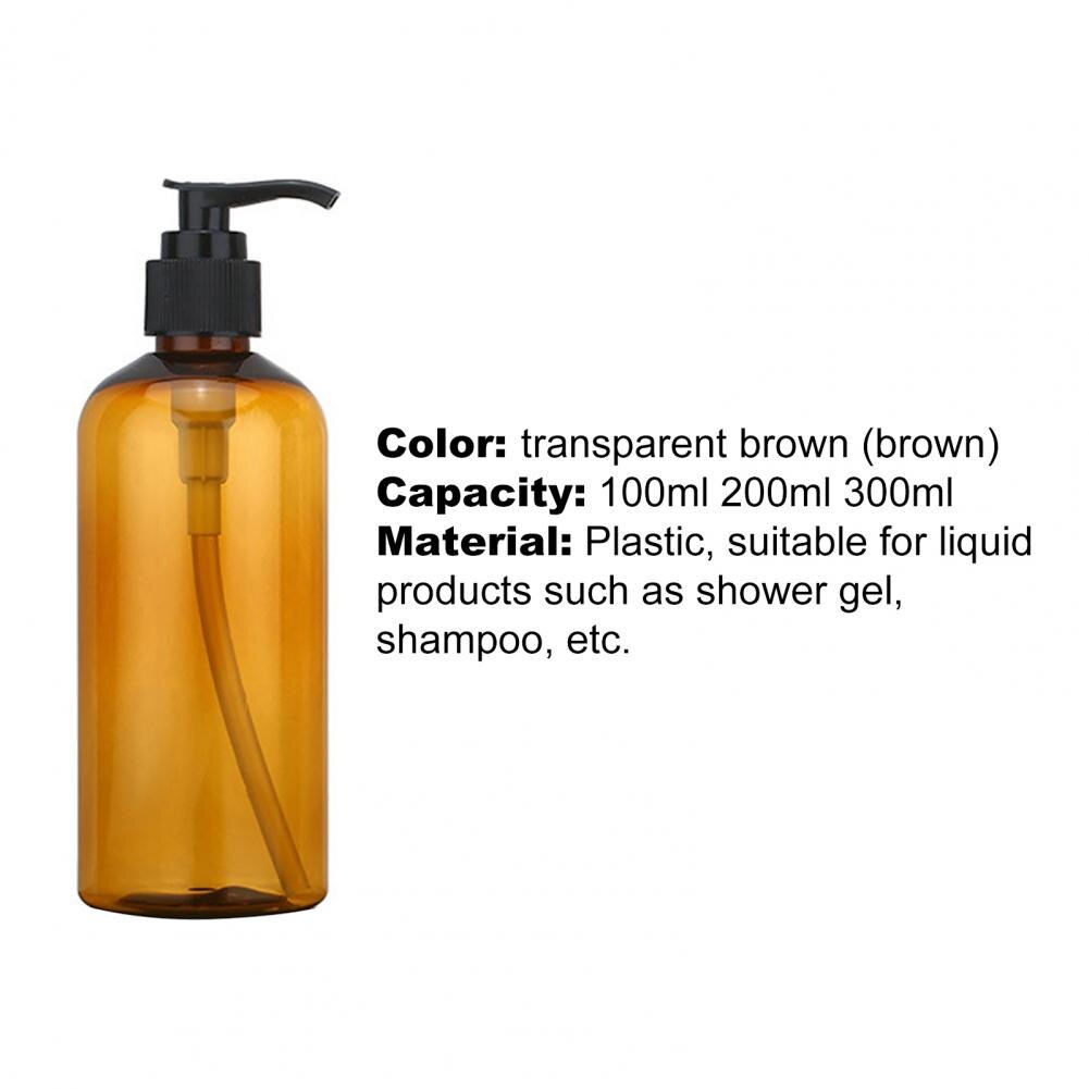 Bouteilles de recharge vide de 100ml, 200ml et 300ml, durables, grande capacité, pompe pratique en plastique de , pour la maison