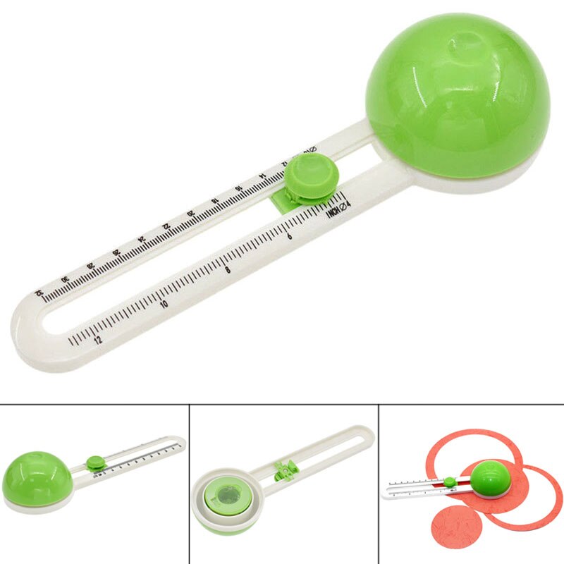 Circulaire Papier Cutter Cut Cirkel Papier Roterende Cirkel Cutter Craft Levert: Default Title