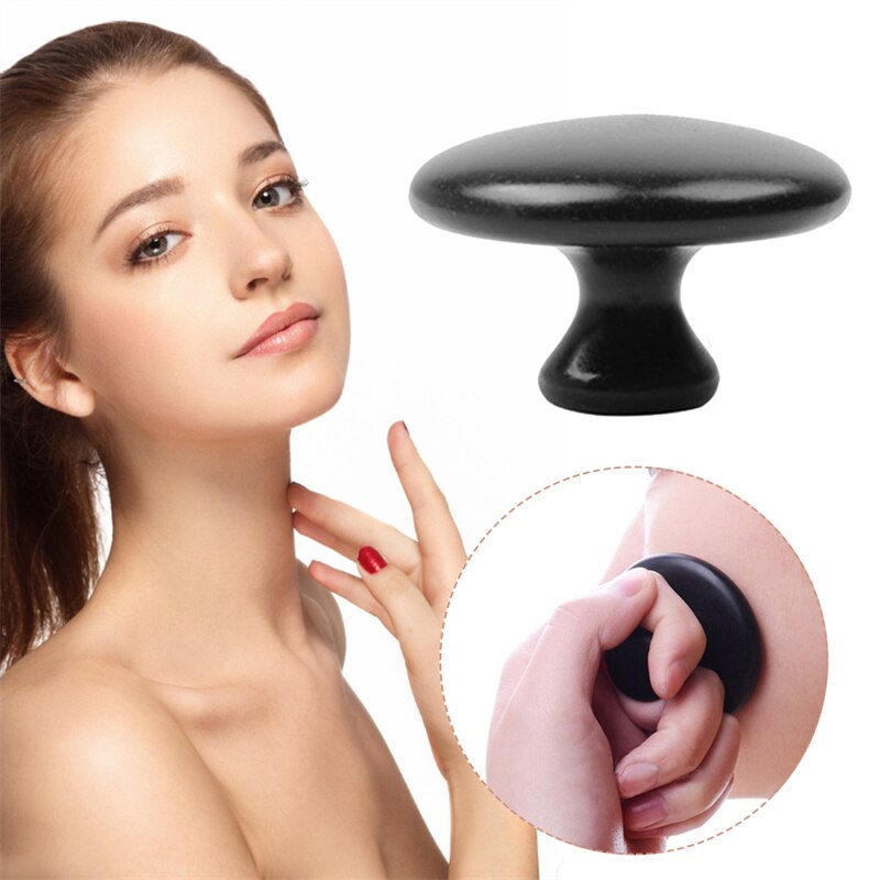 Mushroom Shape Massage Stone Lava Basalt Stone for Spa Massage Therapy Body facial Massage Stone
