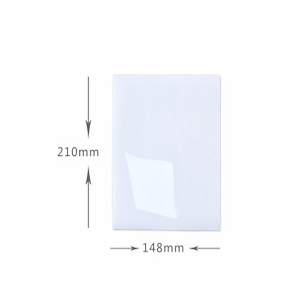 Pizarra blanca Flexible para imán de nevera A5 de 21x15cm, tablero de mensajes para dibujo a prueba de agua para niños, pizarra magnética práctica para notas de refrigerador
