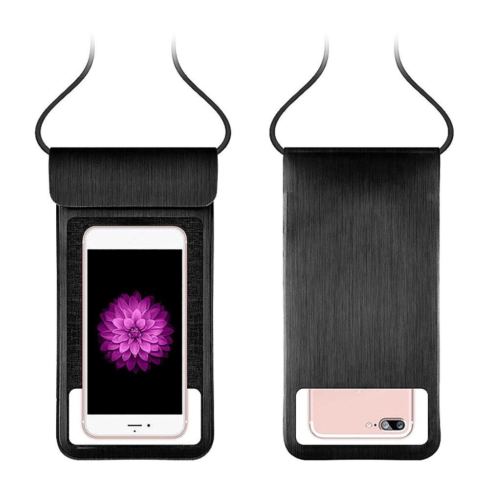 Waterproof Mobile Phone Case Clear PVC Sealed Underwater Cell Smart Phone Dry Pouch Cover Adjustable Rope Portable Phone Bag