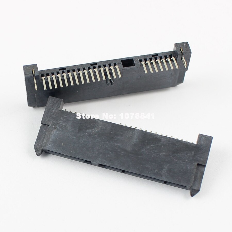 10 Pcs Per Lot SATA 7+15 Pin 22 Pin Right Angle Female Hard Drive HDD Connector Adapter