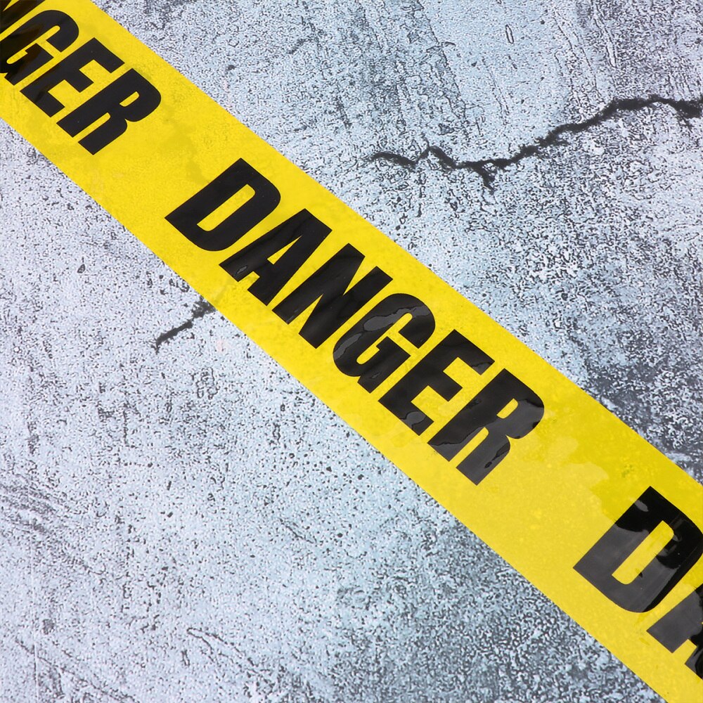 1 Roll THANK YOU Safety Tape Safe Self Adhesive Sticker Warning Tape Masking Tape for Walls Floors Pipes (Yellow)