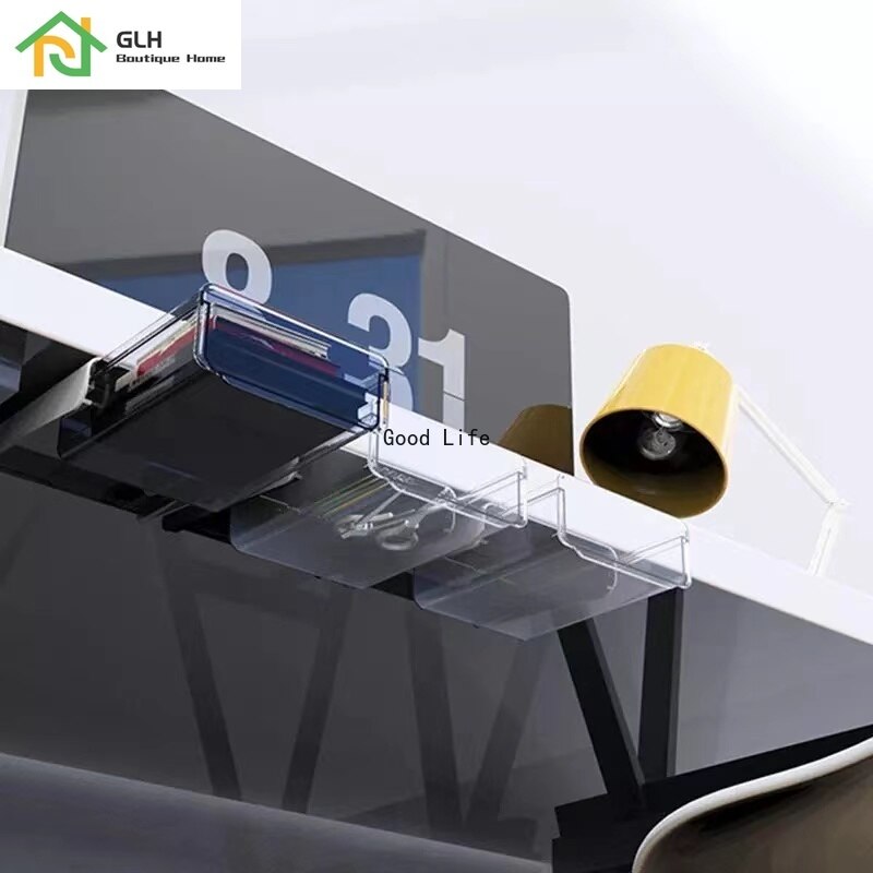 Lade Potlood Lade Zelfklevende Verborgen Organisator Pen Box Vat Diversen Opbergdoos Lades Kantoor Lade Organizer
