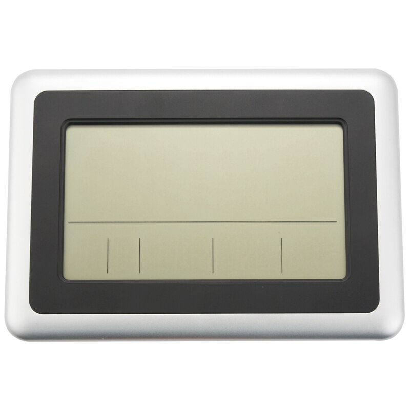 2X Large Display Digital Wall Clock,Silent Desk Shelf Clocks Alarm Clock With No Night Light (Day Calendar Temperature)