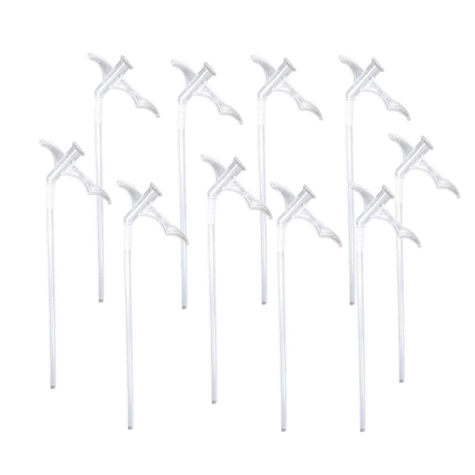 10pcs/pack Duct Easy Install Transparent Home Filling Spray Foam Tubes Nozzle Replacement Parts Woodworking DIY