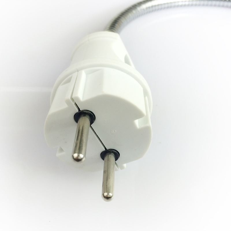 European EU to E27 LED Light Conversion LampHolder Germany PBT Plug Bulb Socket Adapter Rotary Screw Lamp Base 10CM 100-230VAC