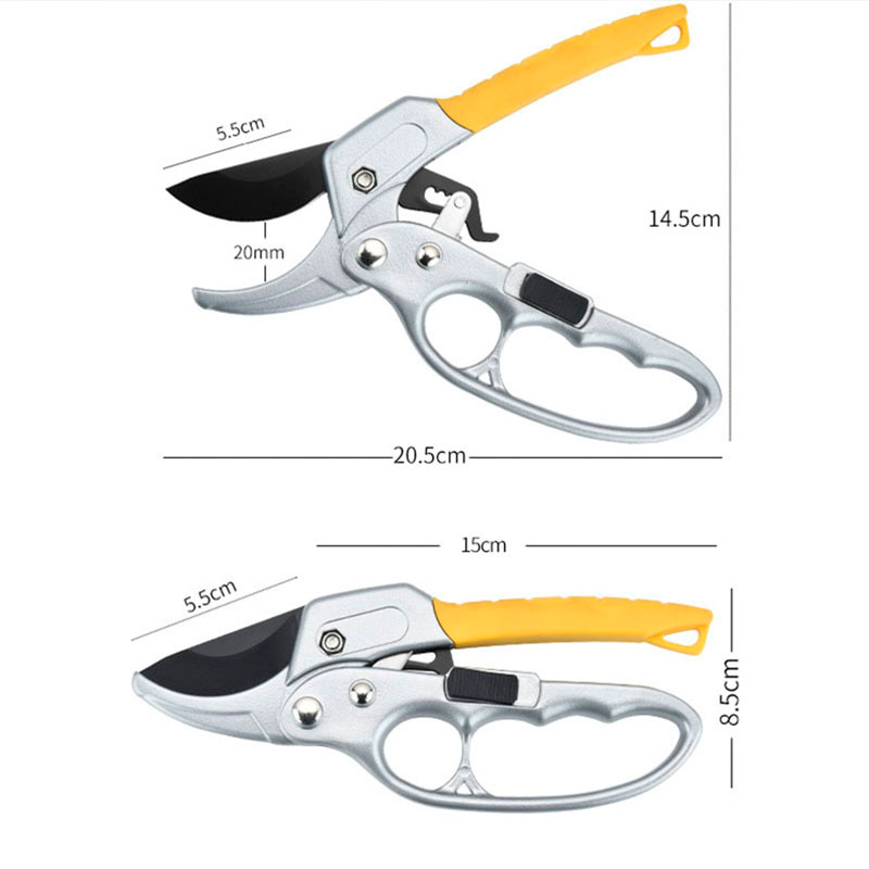 Garden Pruning Shears With SK-5 Metal Blade Handheld Pruning Shears, Secateurs,Lightweight Cutting Tool For Garden, Plant Flower