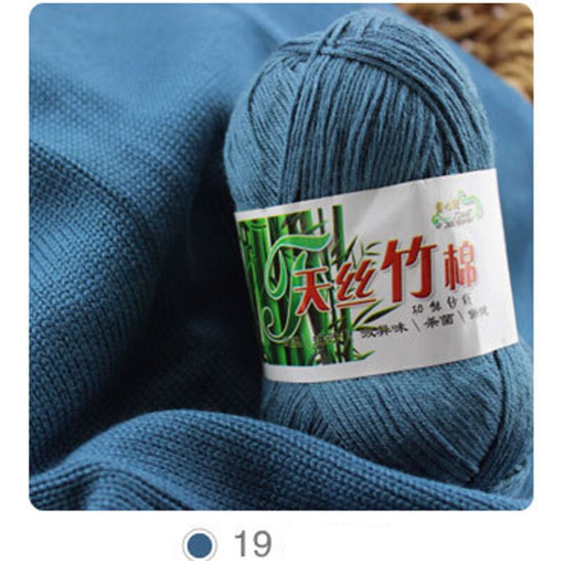 10 Stks/partij Natuurlijke Zachte Bamboe En Katoen Garen Voor Breien 100% Natrual Voor Baby 6 Strengen Dikke Hand Breien Dikke diy Garens: 19