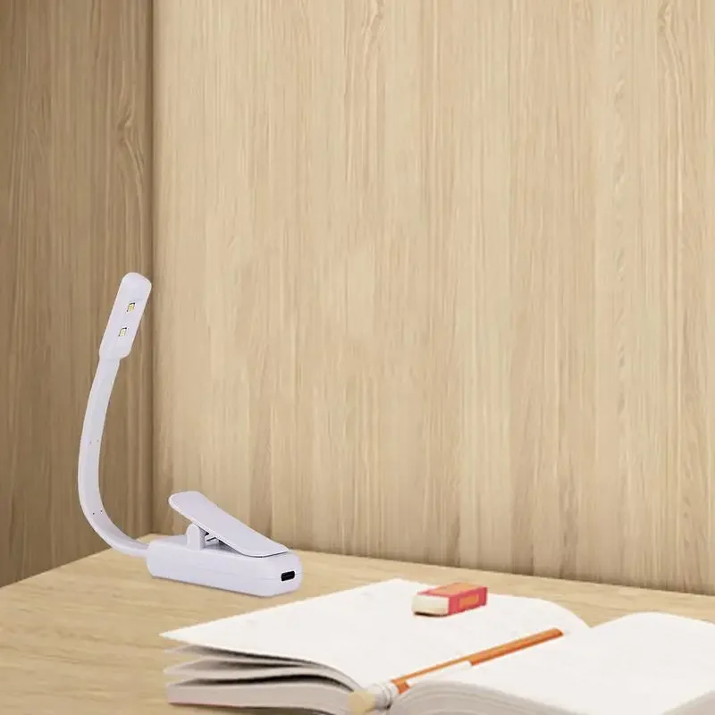 LED Reading Light Book Lights With Reading Lamp Portable And Rechargeable Reading Lights With Clamps For Camping Travel Studying