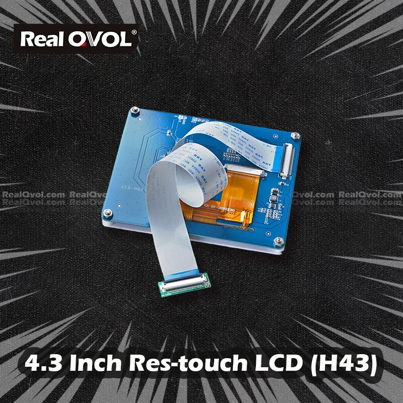 RealQvol FriendlyELEC H43 4,3 zoll Touchscreen Widerstand berühren Anzeige für sehr klein6410 Mini6410 sehr klein210 Mini210S Nanopi NanoPC