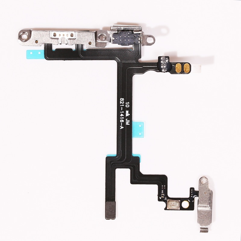 Switch ON OFF Lock Power Volume Mute Button Flex Cable For iPhone 5 5G Flex Ribbon Replacement Parts