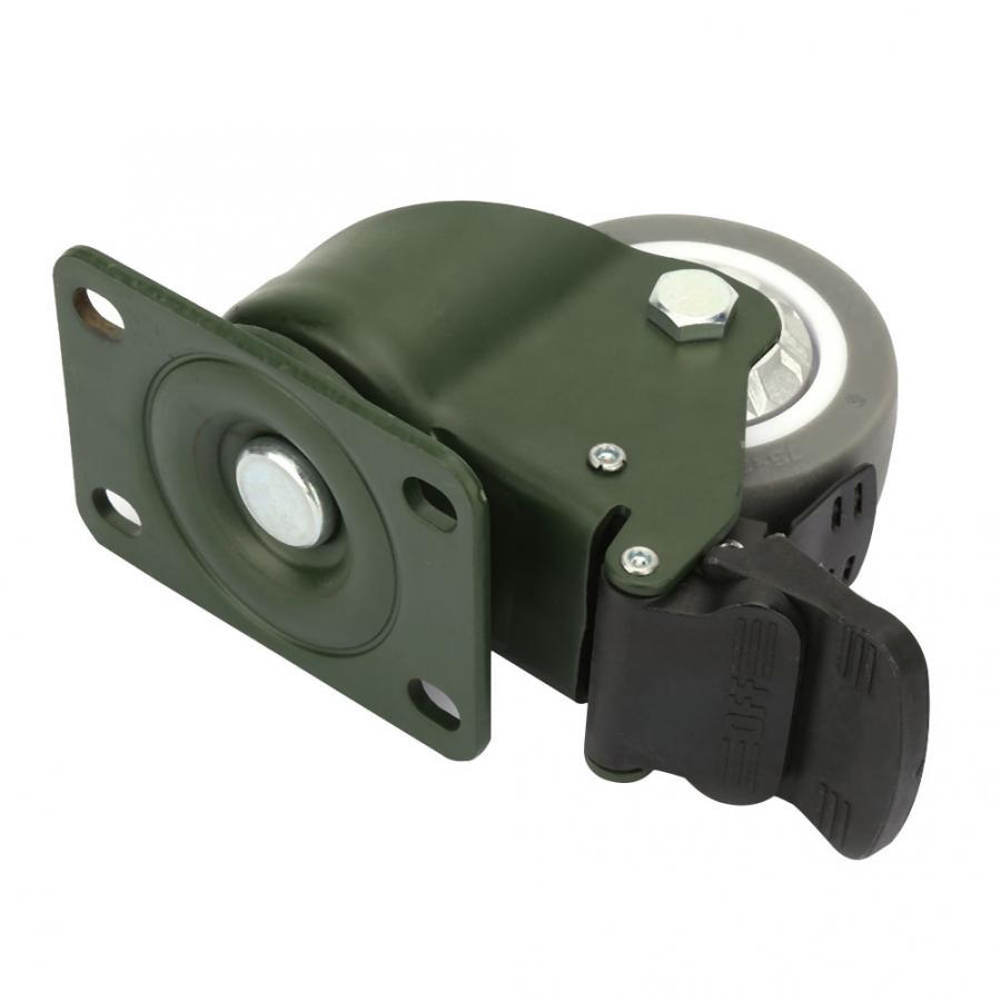 Manganese Steel Bracket 3 inches Bearing Caster Wheels TPR Trolley Wheel Caster Tools