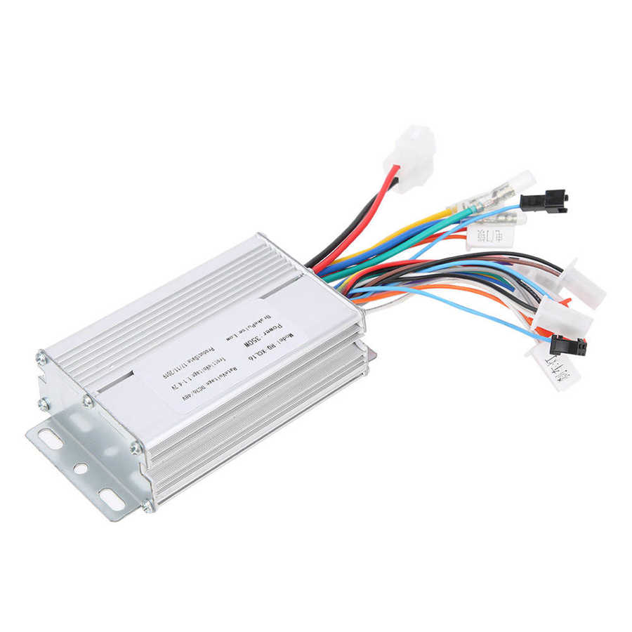 36V/48V 350W Elektrische Fiets Controller E-Bike Borstelloze Controller Met Universele Digitale Display Lock gashendel Kit