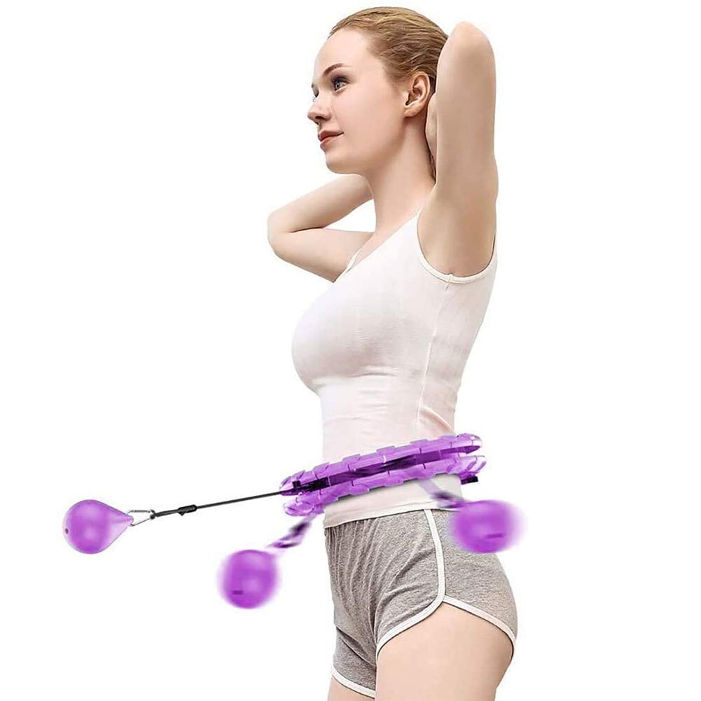 Sports Hoops Yoga Home Fitness Smart Hoops Circle Not Adjustable Waist Training Ring 24 Adjustable Suitable For Waist 130cm