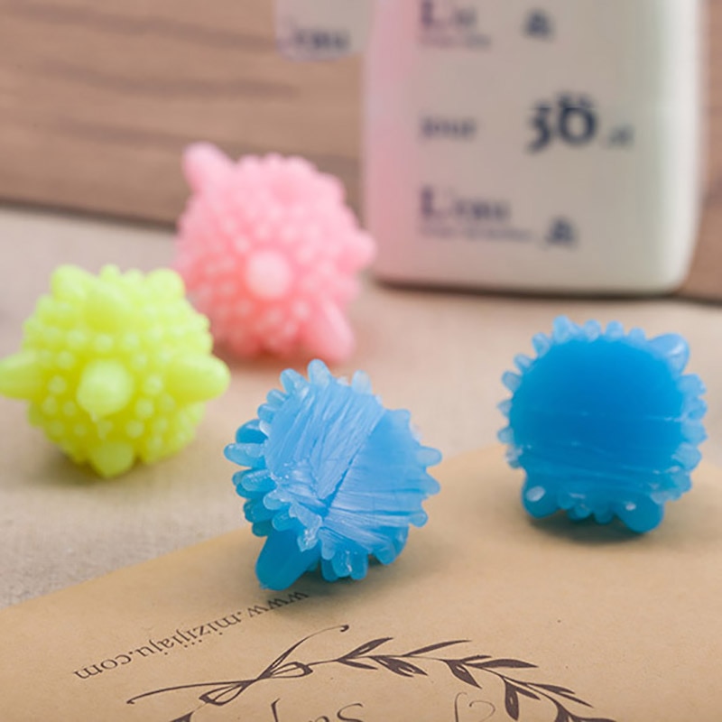 Blue Reusable Washing Laundry Dryer Ball Cleaning Tools washing powder ball bathroom accessories washing machine cleaner