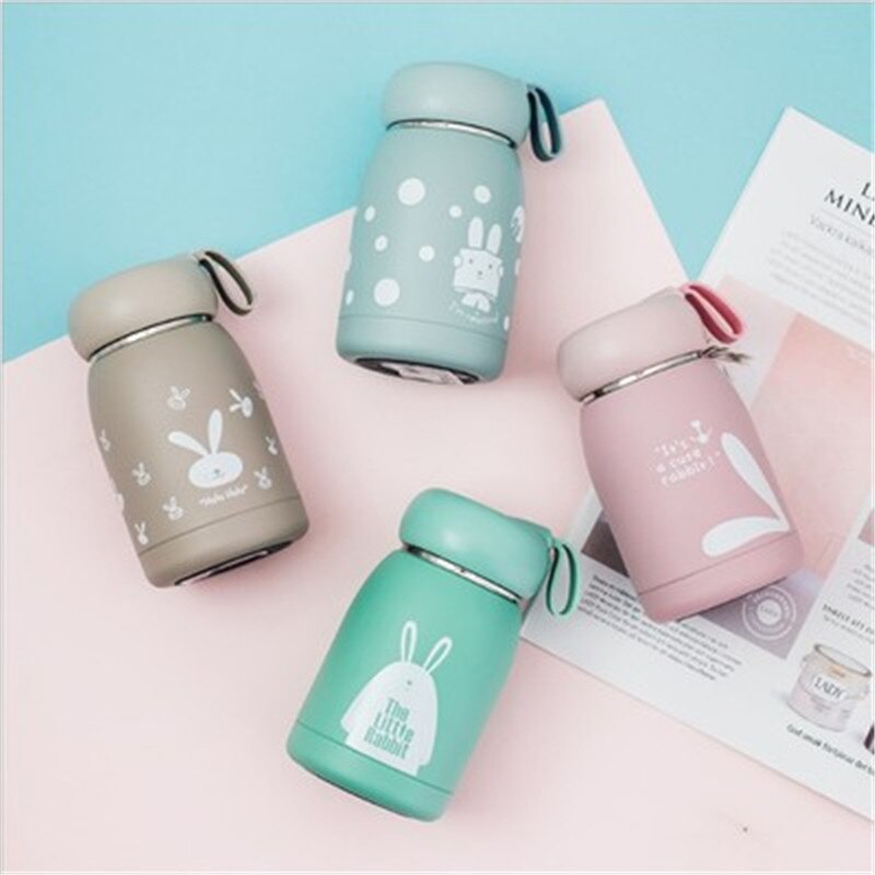 320ML de dibujos animados termo taza botella de los niños de acero inoxidable frasco de termo al vacío taza de café té de Thermocup