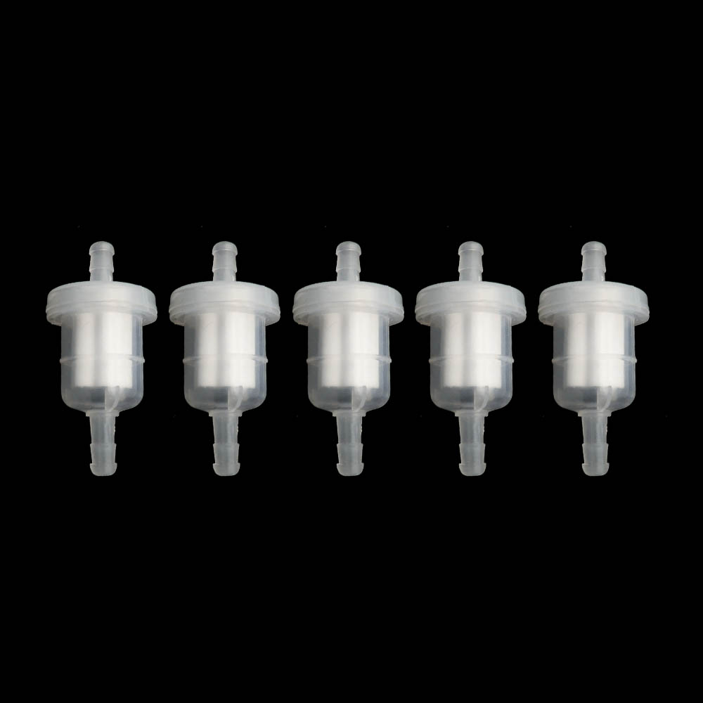 15/10/5pcs Gas Brandstoffilter Universele Benzine Gas Brandstof Benzine Oliefilter voor motorfiets GY6 Bromfiets Scooter Crossmotor ATV TaoTao: Lavendel