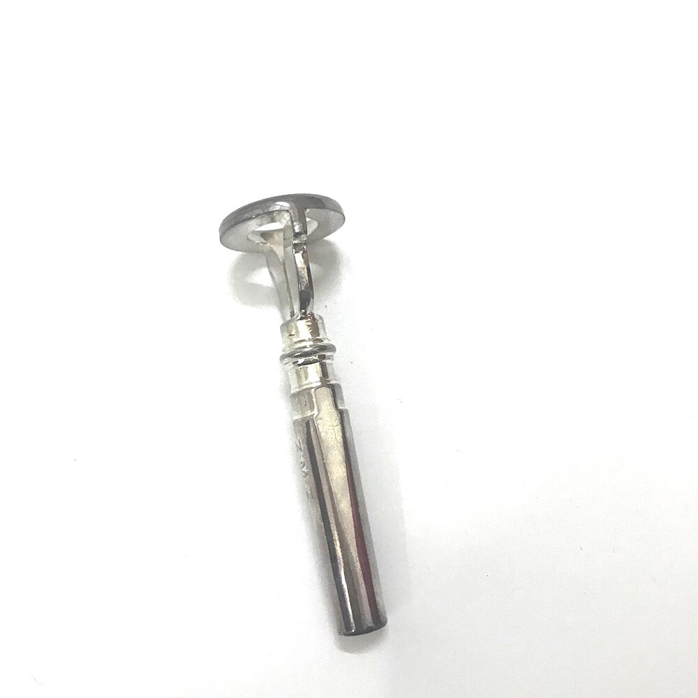 ! trompeta de Metal plateado para practicar la vibración de los labios, trompeta, ejercicio, trompeta y boca