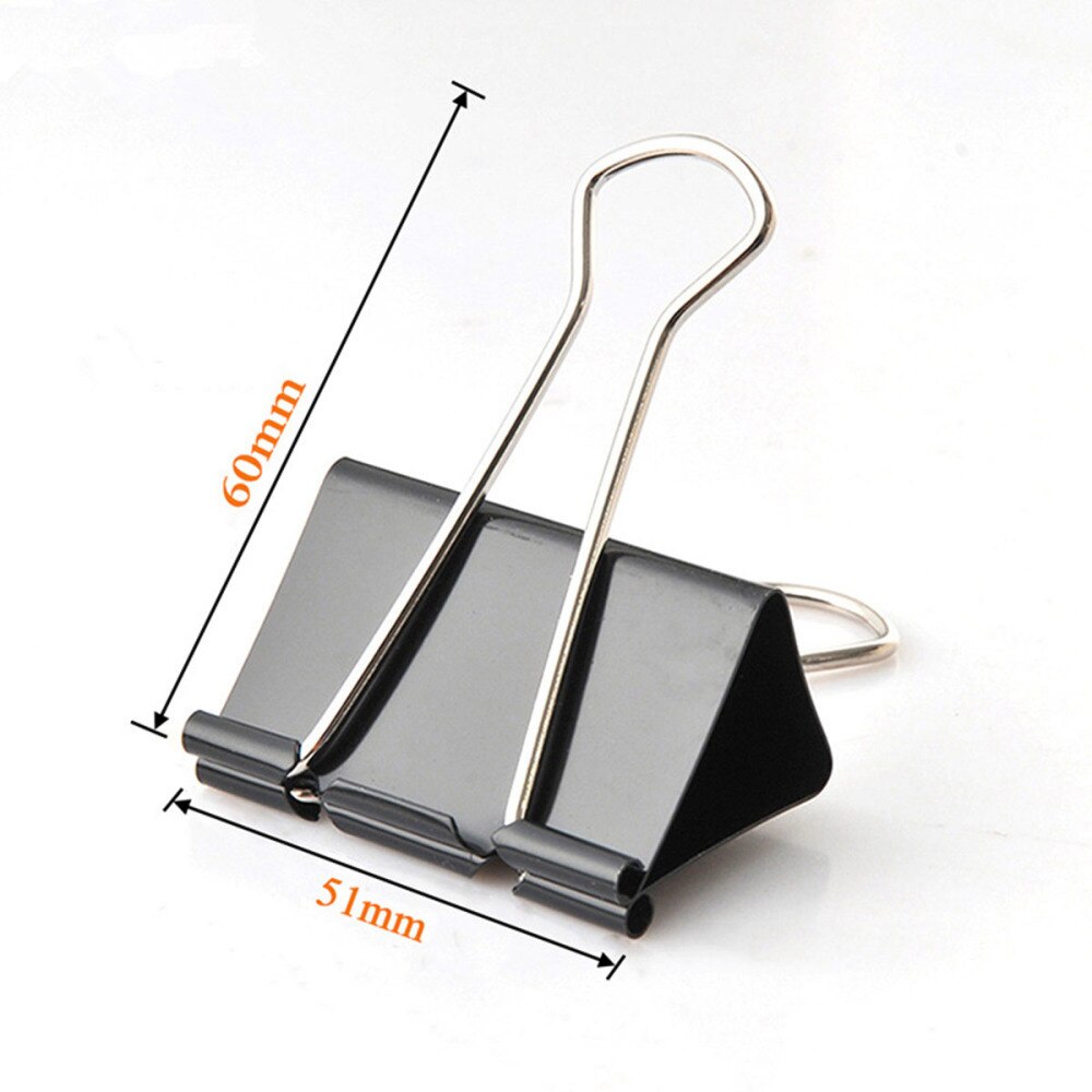 100pcs Binder Clips Dovetail Cute Decoarative Paper Clips Metal Binder Clips File Clamp for Notes Letter Home