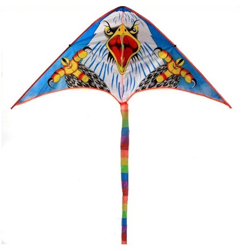 Cometa de alas duras de Tigre/León para niños, juguete de vuelo de cometas de nailon para exteriores, para acrobacias, Surf con barra de Control y línea
