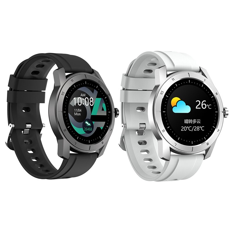 S8T Vrouwen Slimme Horloge IP67 Waterdichte Sport Hartslag Bloeddrukmeter Bluetooth Muziek Smartwatch Polsband
