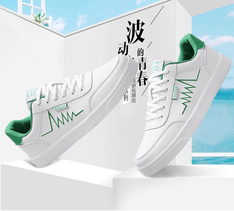 printemps tendance chaussures pour hommes chaussures décontractées blanc personnalité esprit Social jeune homme blanc tendance chaussures