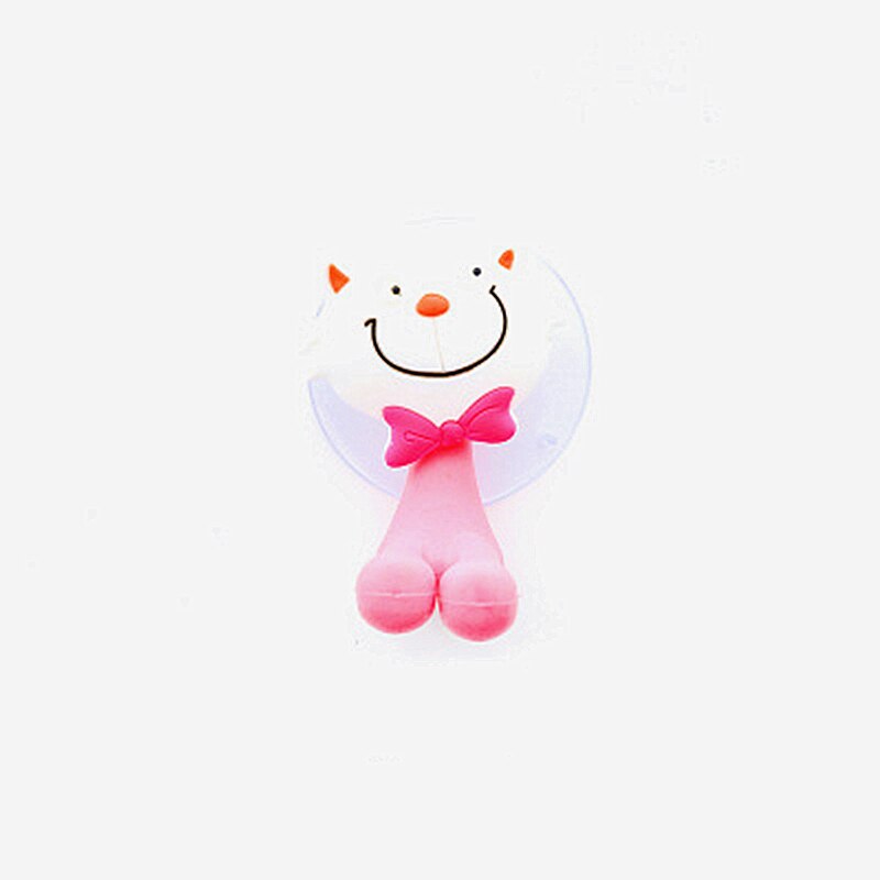Kawaii, dibujo animado, Animal, adorable, ventosa, soporte para cepillo de dientes, Set de accesorios de baño, soporte de succión de pared, herramienta: A