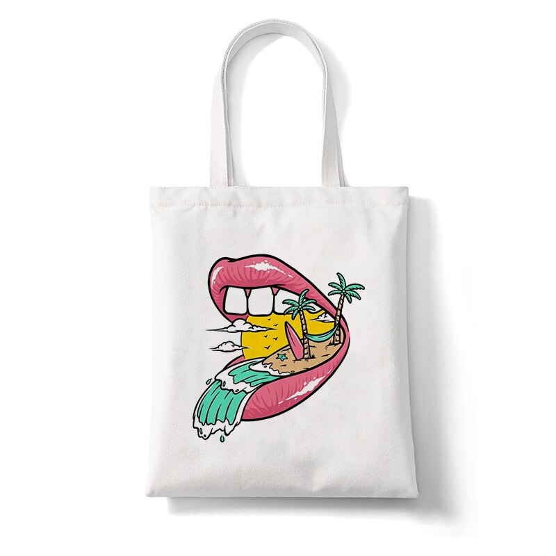 Pogue Leven Buitenste Banken Tv Print Shopper Bag Tote Bag Shopping Reistassen Canvas Handtas Grote Capaciteit College Strand tas: C157