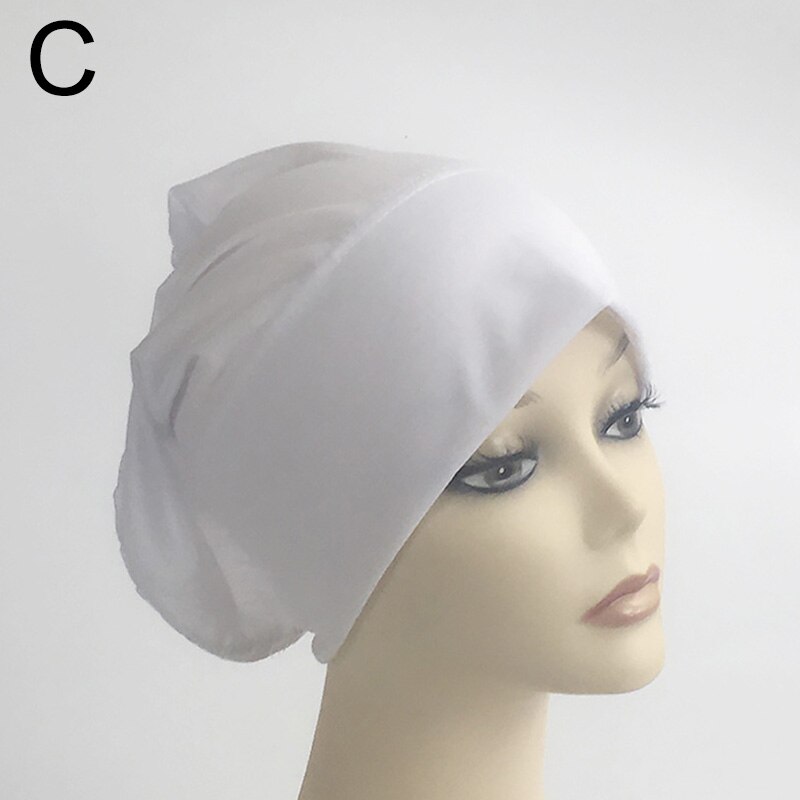 Bonnet Tube Hijab pour femmes, chapeau de chimiothérapie, couvre-tête en coton, intérieur, musulman, indien: C