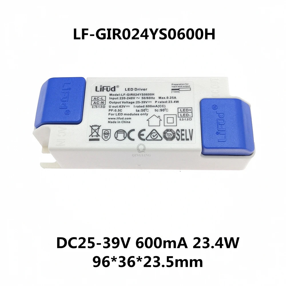 No Flicker LiFud LED Driver LF-GIRxxxYS Series 135mA 200mA 300mA 450mA 600mA 700mA 900mA 1000mA 1200mA 1300mA 1400mA 1500mA