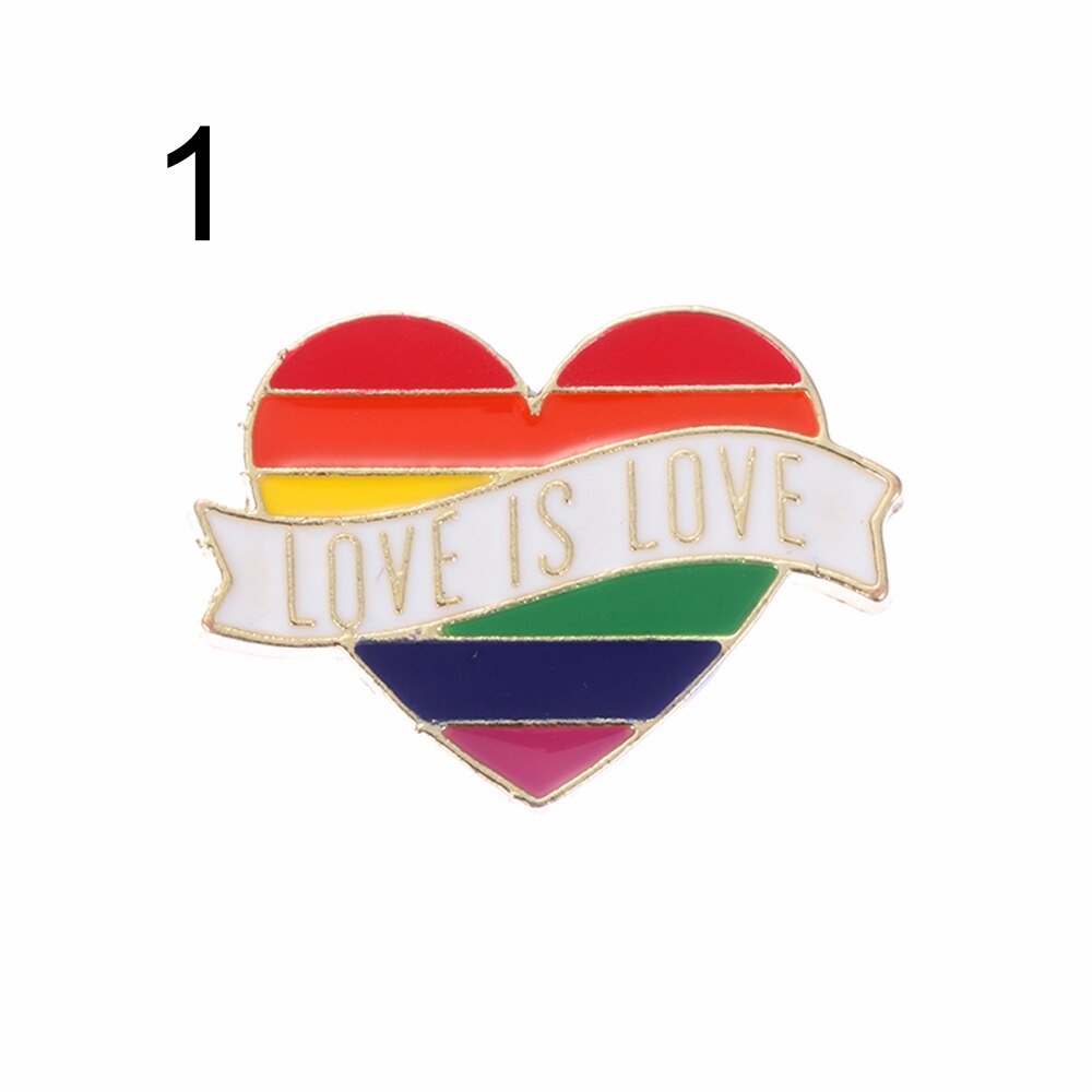 1Pc soutien Gay lesbien bisexuel transgenre symbole broche fierté arc-en-ciel drapeau fer-blanc Badge icônes broche bijoux accessoires: Orange