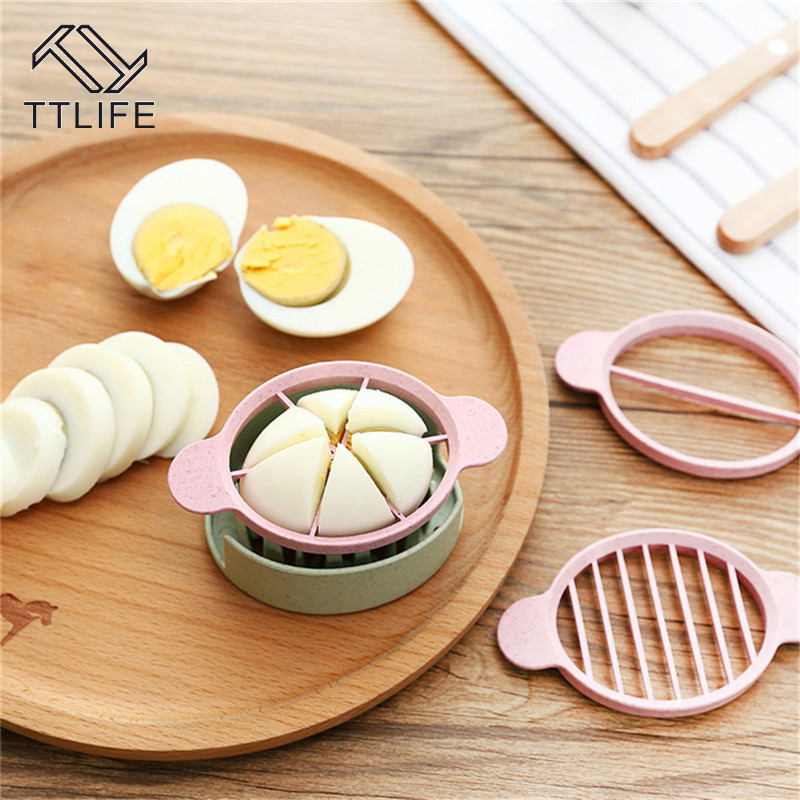 TTLIFE Egg Slicer Cutter Ei Koken Tool Multifunctionele Tarwe Stro Mold Cutter Artefact Gadgets Keuken Gadgets Gebruiksvoorwerpen