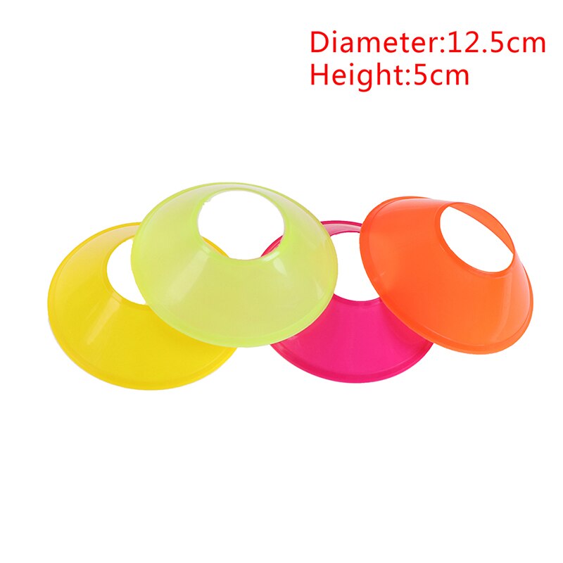 1/5/10Pcs Soccer Training Sign Dish Pressure Resistant Cones Marker Discs Marker Bucket PVC Sports Accessories