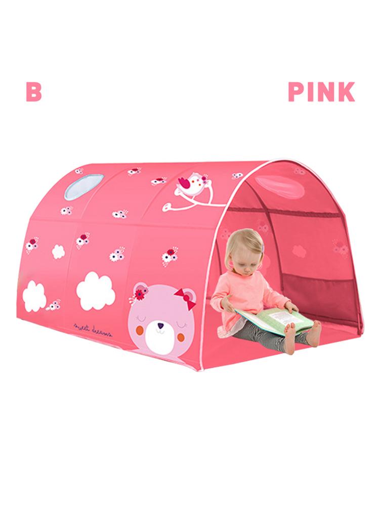 Bed Luifel Droom Kinderen Spelen Tenten Playhouse Privacy Ruimte Jongens Meisjes Peuters Up Draagbare Frame Gordijnen Bed Tent