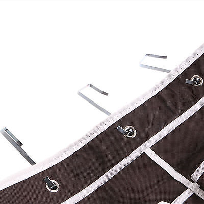 Faroot 24 lommer sko plass dør hengende organisator stativ vegg bag oppbevaring skap holder hjem oppbevaring rekvisita 45*150cm