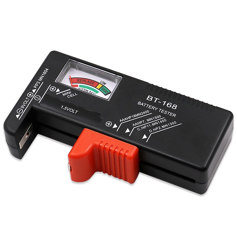 BT-168 Aa/Aaa/C/D/9V/1.5V Batterijen Universal Knoopcel Batterij Kleur gecodeerde Meter Geven Volt Tester Checker BT168 Power