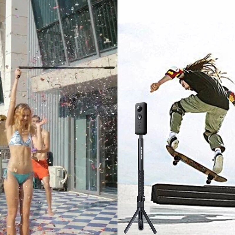 Universal Insta360 One X X2 One R Plus EVO Selfie Stick Bullet Time Handheld Tripod Invisible Selfie Stick Insta 360 Accessories