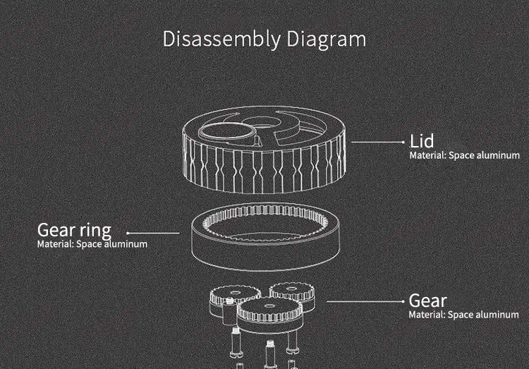 ITOP NCD58 Distribuidor de café con aguja y manipulación de aguja de 58 mm/54 mm/51 mm con herramienta de café de aluminio espacial y acero inoxidable