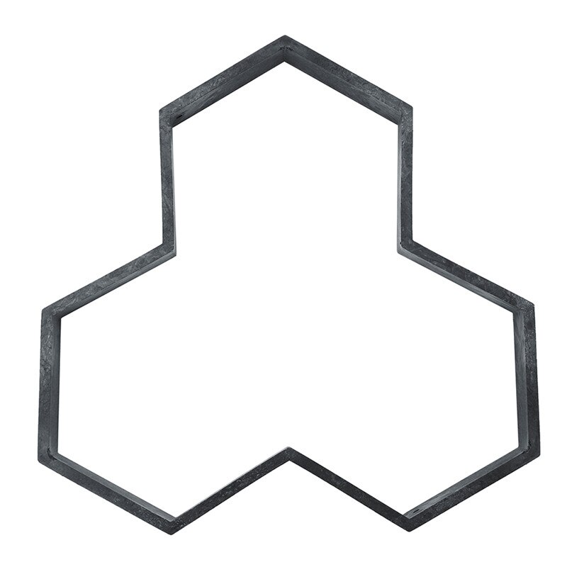 1 stk gjenbrukbare støpeformer for betong sti utlegger plen gårdsplass hage gjør-det-selv gangvei fortau belegningsform molder