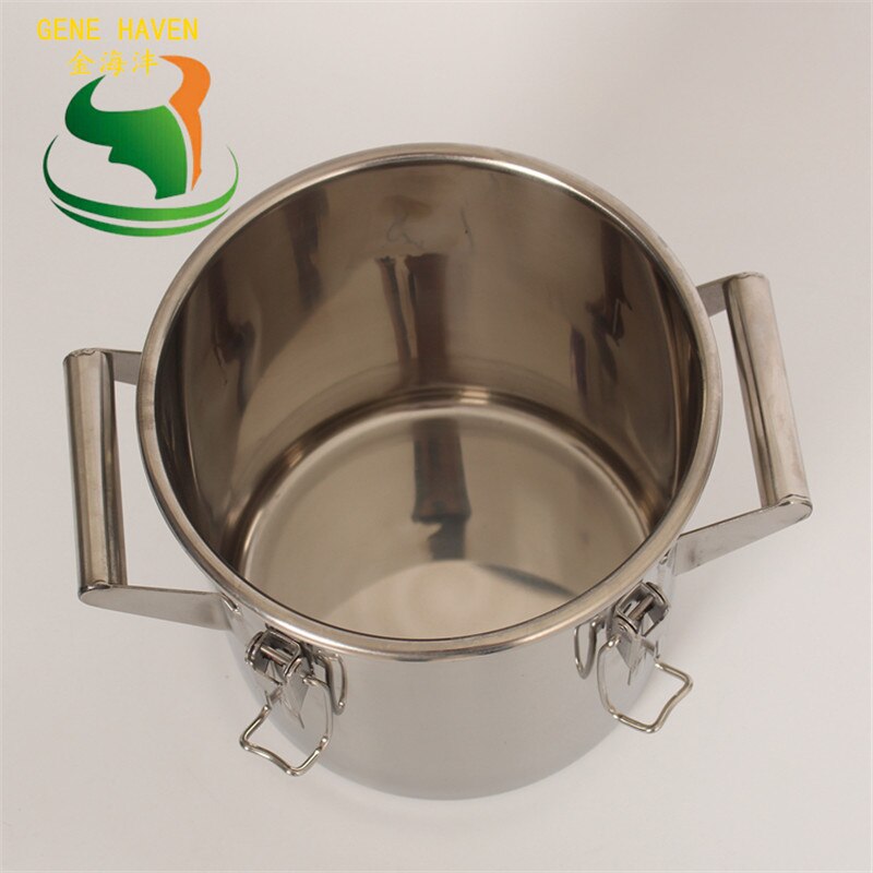 Food Grade 12Liter SS304 Material Milk Straight Barrel with Sealing Cover