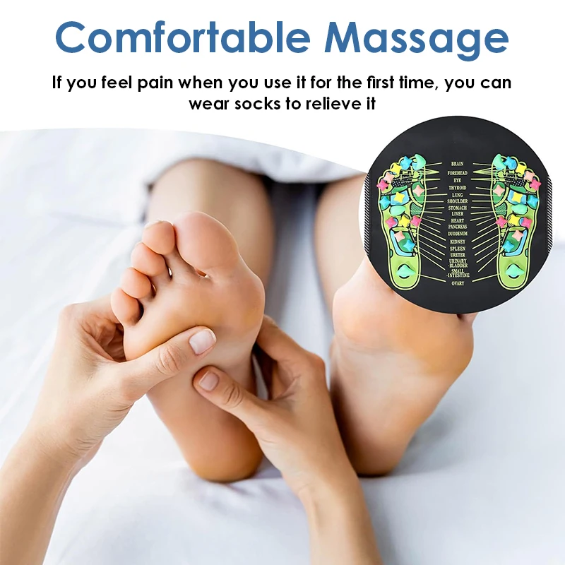 Fingerpressure Board Foot Foot Massage Pad Health Walk Foot Pressure Board Massage Pad Imitation Goose Soft Stone Road