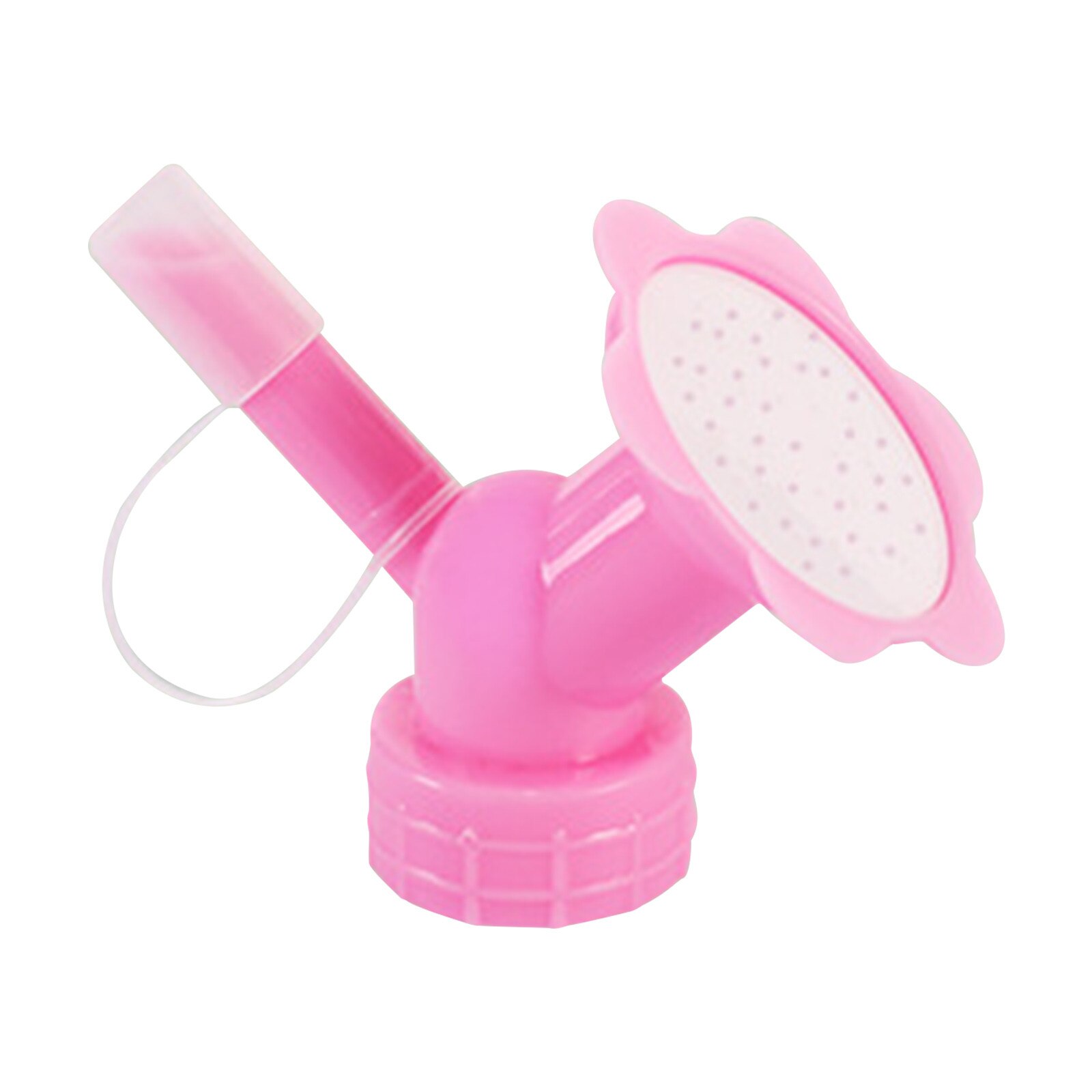 2 In 1 Garden Sprinkler Nozzle For Watering Can Plastic Sprinkler Irrigation Shower Head Indoor Waterers Garden Tool: Pink